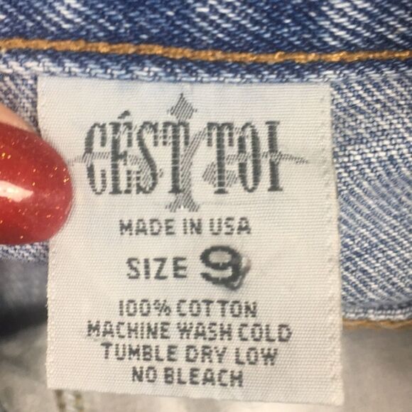 Cest Toi USA Jeans Denim Shorts - Picture 4 of 6